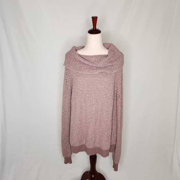Free People Lilac Rose Sweater Size Large - Picture 2 of 11